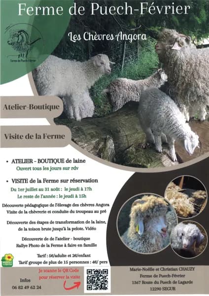VISITES à la ferme le Puech Février