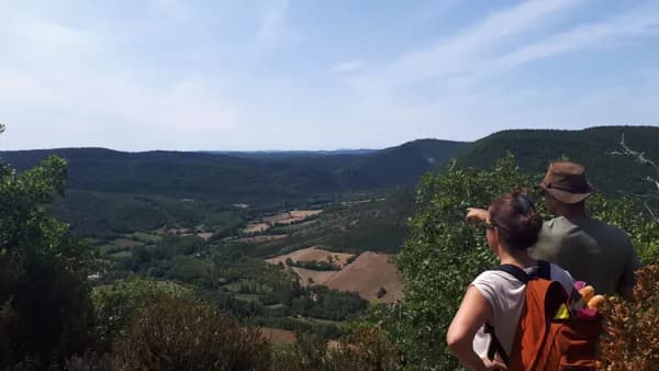 Vu sur la vallée du Larzac