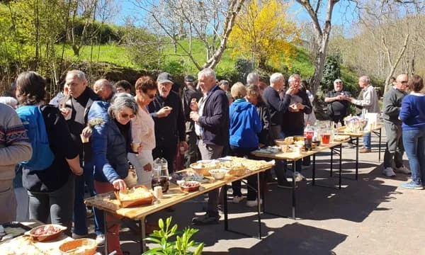 Un buffet campagnard et convivial