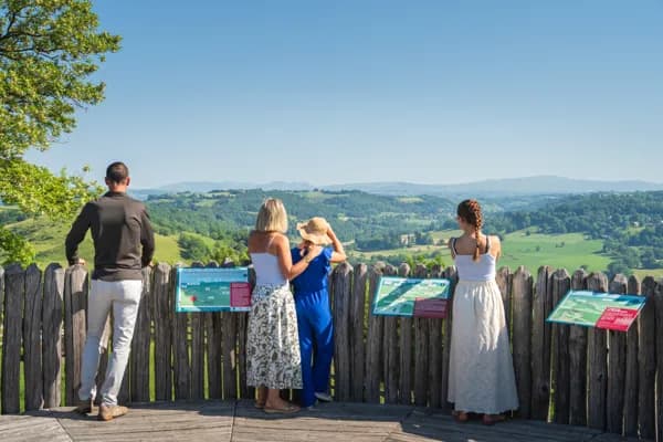 La vue imprenable de l'esplanade du château