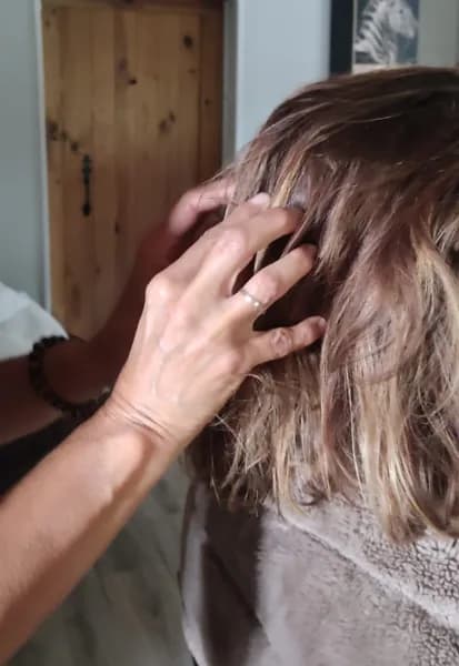 Massage métamorphique réalisé par moi même