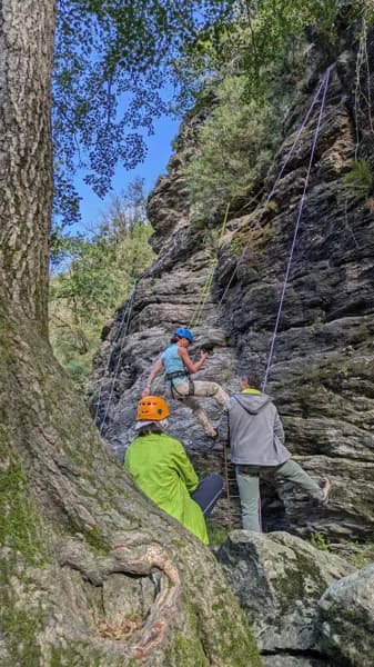 Escalade au Roc du Gorb