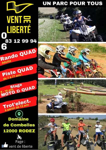 Vent de Liberté/Stage moto et quad enfant