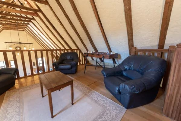 Mezzanine avec baby foot