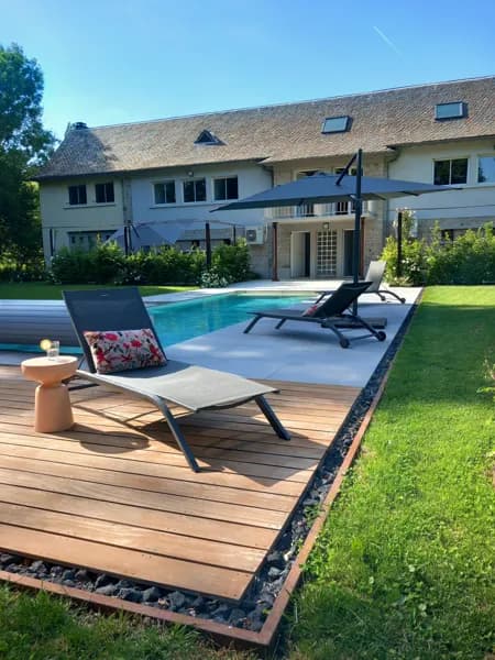 Vue depuis la piscine