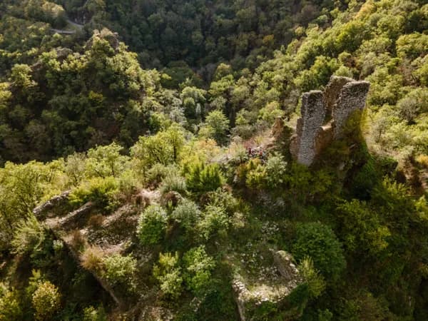 Vestiges du château de Peyroles