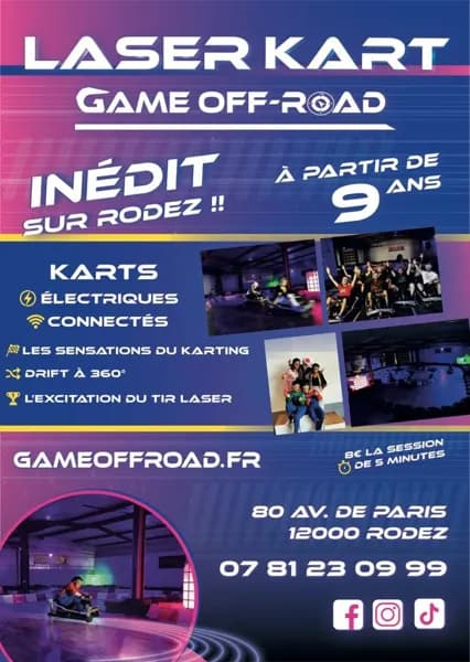 Game off Road - Laser Kart
