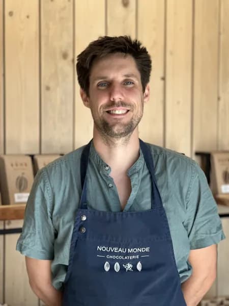 Benjamin le fondateur de la chocolaterie.
