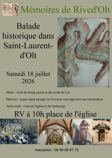 Balade historique dans Saint-Laurent-d'Olt