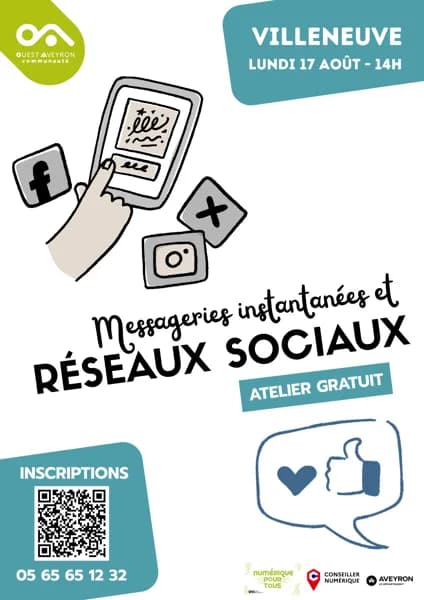 Atelier : messageries instantanées et réseaux sociaux