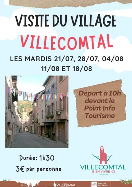 Visite guidée de Villecomtal