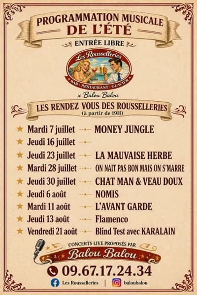 L'Avant garde - Concert chez Balou Balou x les Rousselleries