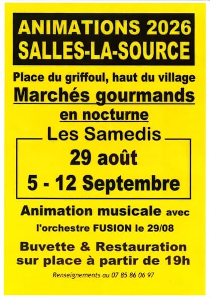 Marchés gourmands en nocturne