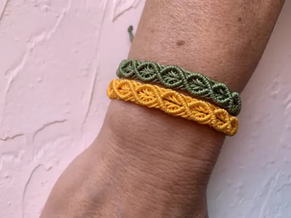 Oïanart - Bracelets "Feuilles" - 10,00 € (plus de 40 coloris différents)