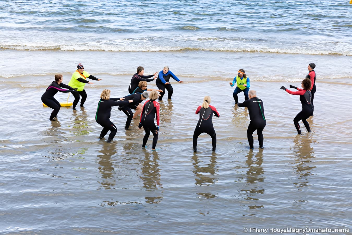découverte marche aquatique à Grandcamp-Maisy