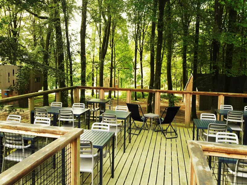 Restaurant de l'étape en forêt