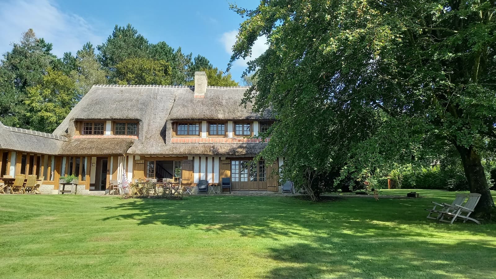 L'Eventail, maison familiale à Touques près de Trouville-Deauville, vue mer