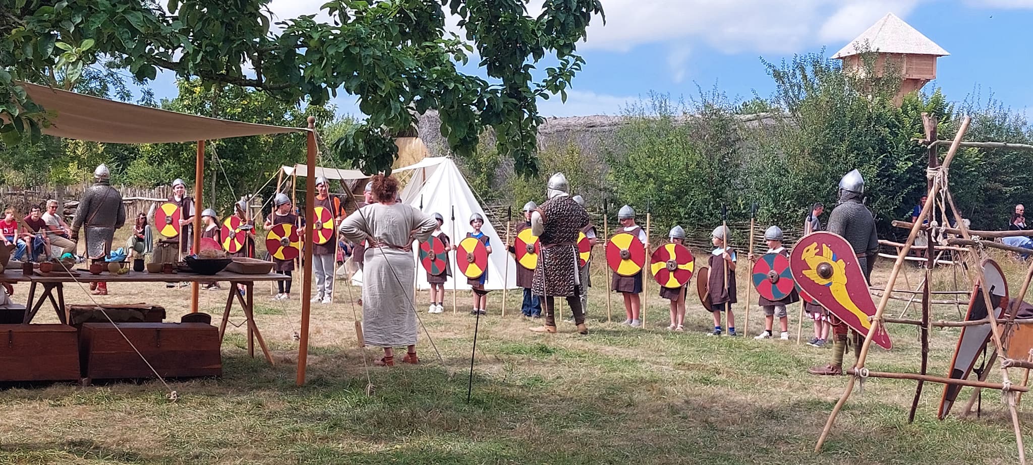 L'entrainement des petits chevaliers