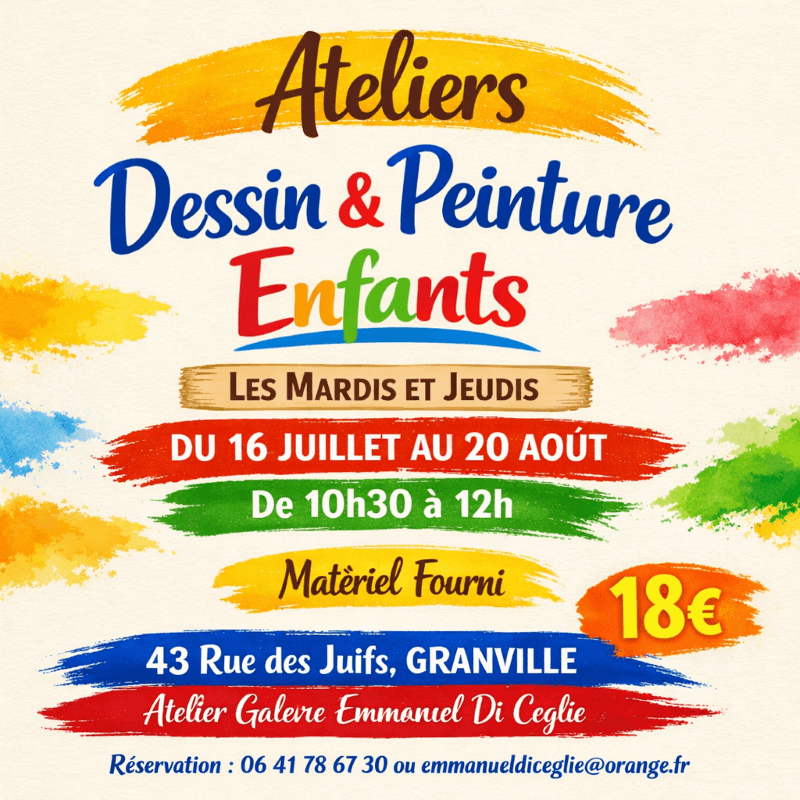2026 - Atelier dessin Peintue Emmanuel Di Ceglie