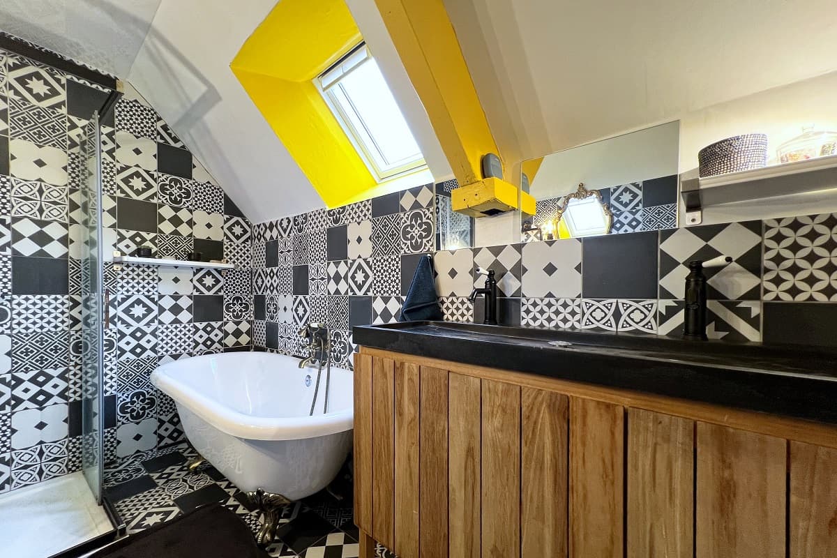Maison en pierre, piscine et jardin proche mer - Montfarville - 9