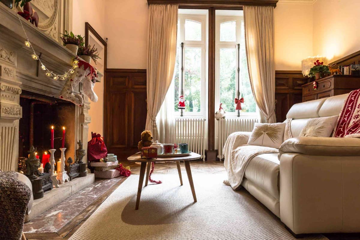 Appartement Terrasse décoré pour Noël pouvant accueillir jusqu'à 8 personnes
