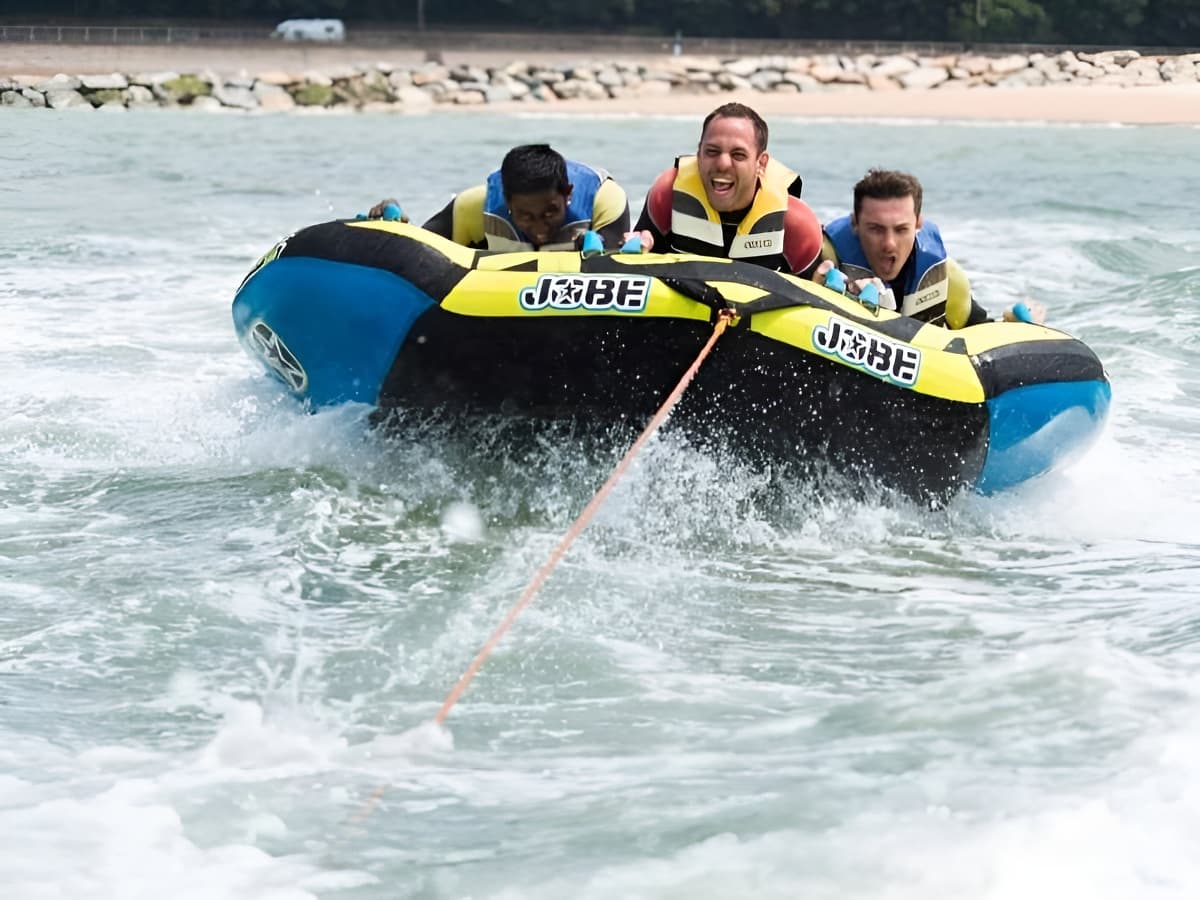Bouée tractée à Cabourg Jet