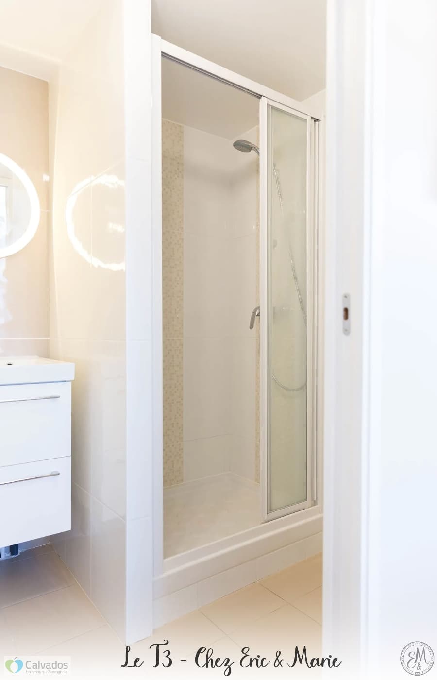 Honfleur - Le T3 Duplex - 1ère Salle de Bain