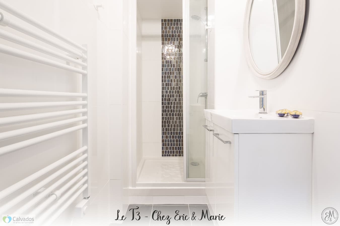 Honfleur - Le T3 Duplex - 2ème Salle de Bain