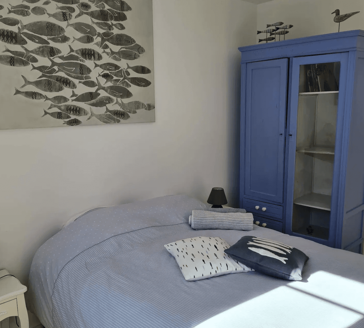 Chambre bleue