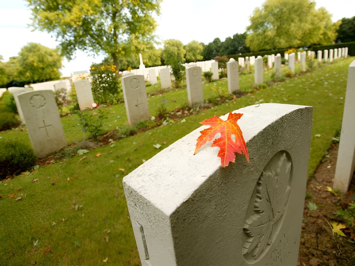 Cimetière canadien de Bény sur Mer