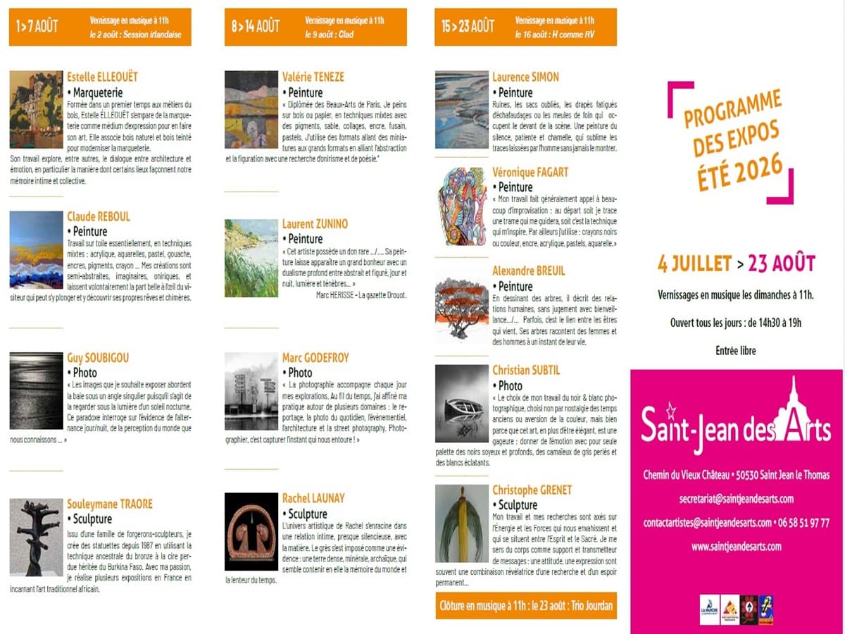 ExpositionsestivalesStJeandesArts_flyer_verso_STJLT_été2026
