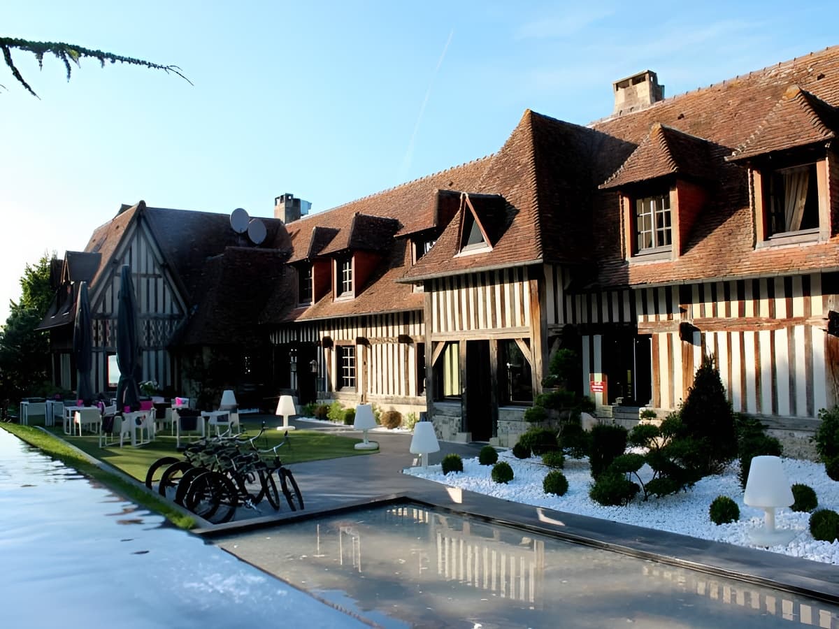 Hôtel La Chaumière - honfleur - entrée