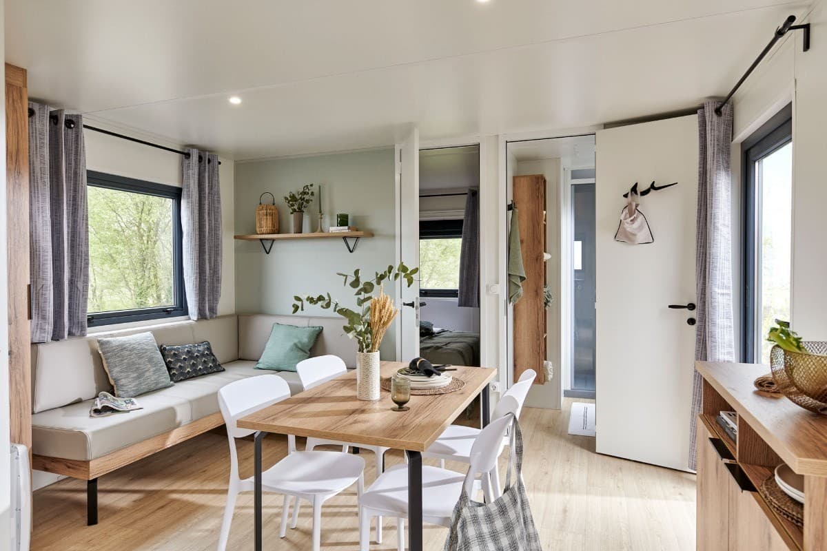 Intérieur mobil-home locatif