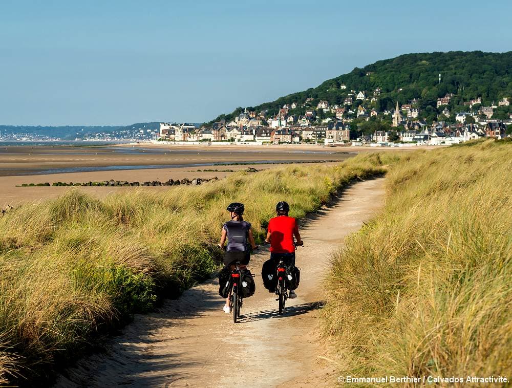 La Normandie à vélo - Dune de Cabourg à vélo