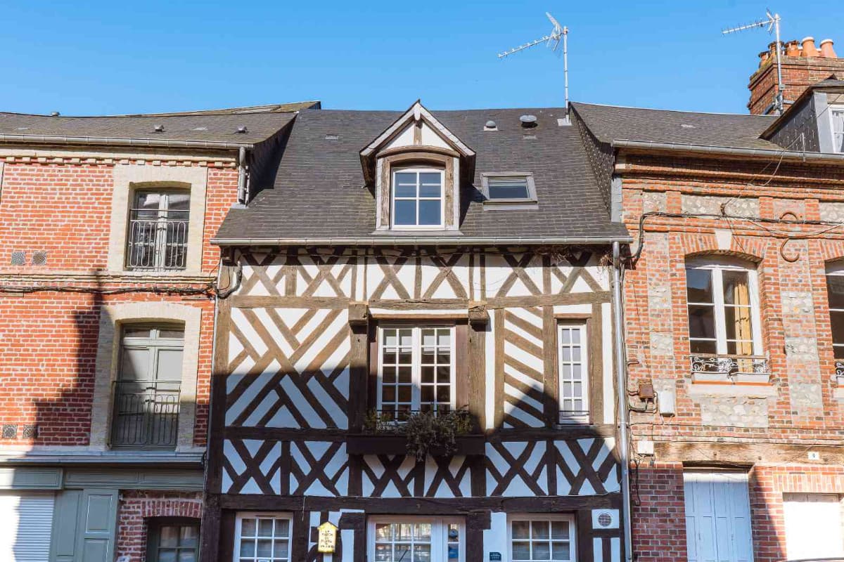 La facade de la maison