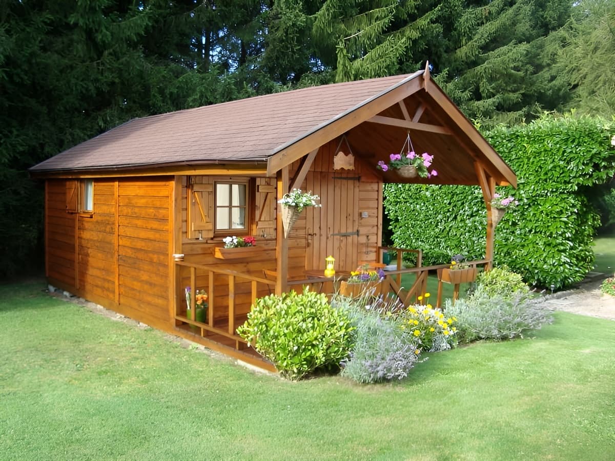 Les Bruyeres - B&B - Sylvie Lacressonniere - Ouilly du Houley (chalet en ete)