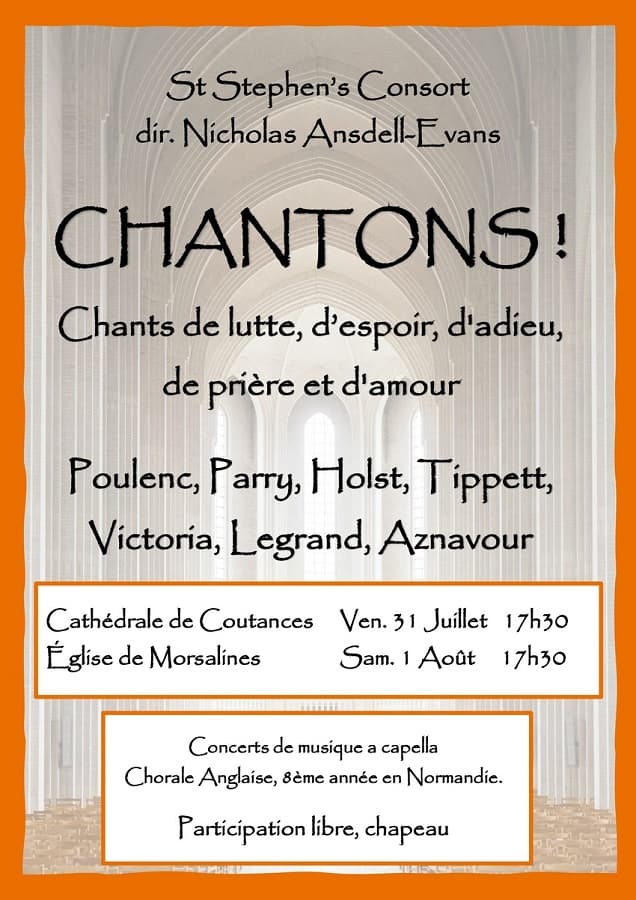 concert Chantons ! MORSALINES 31-07-2026