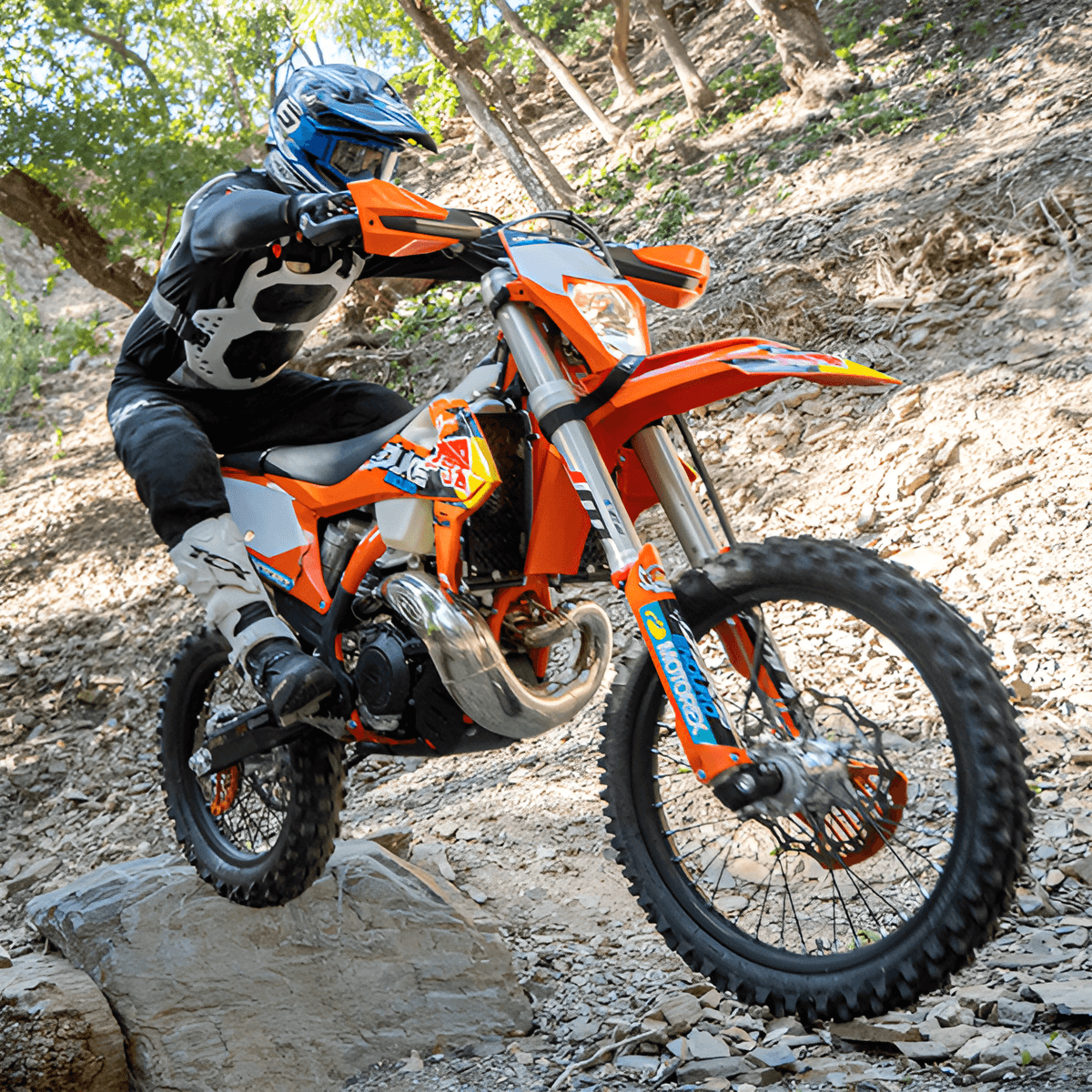 Franchissement enduro