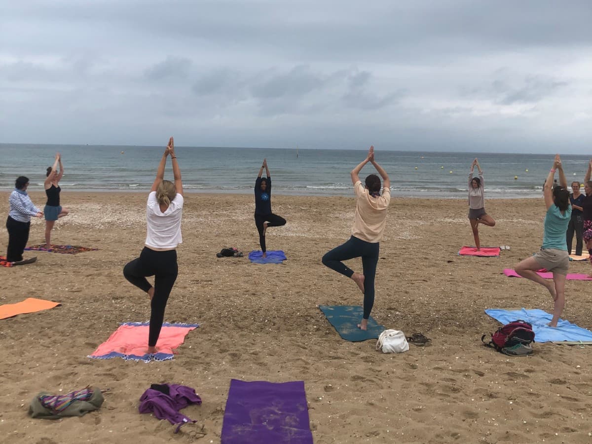 Yoga plage