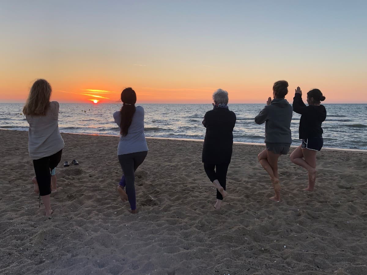 Yoga plage
