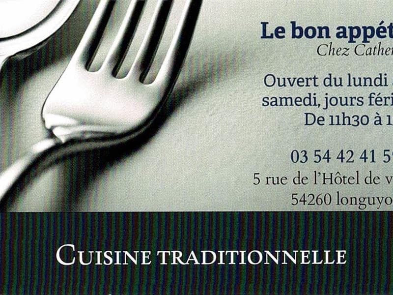 Restaurant le bon appétit "chez catherine"