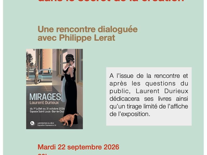 Soirée rencontre avec Laurent Durieux