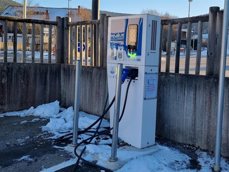 Borne de recharge voiture électrique