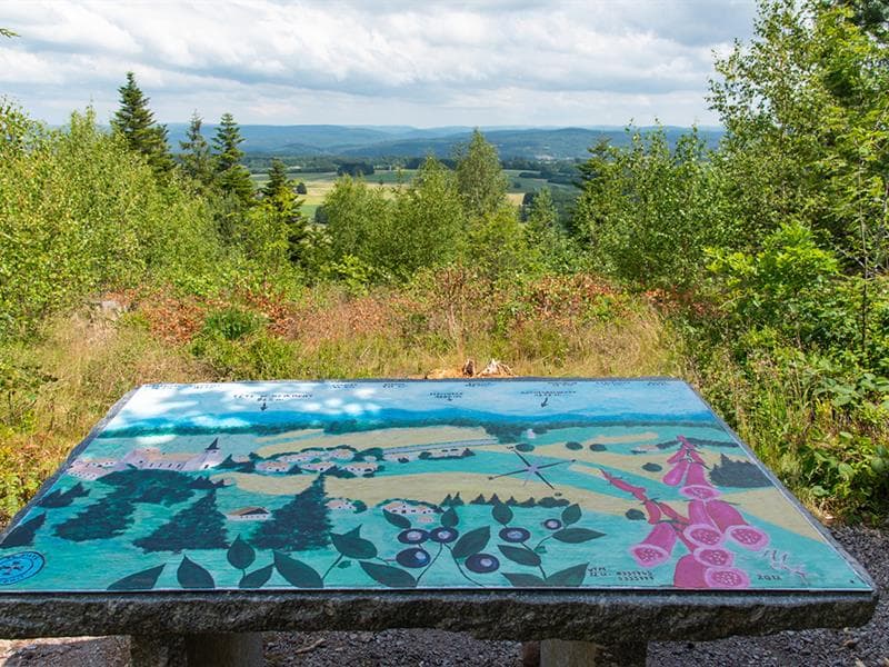 La table d'orientation du Spiémont