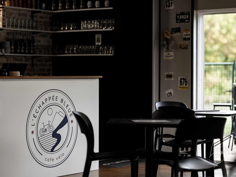 Cafe vélo l'Echappée Bleue