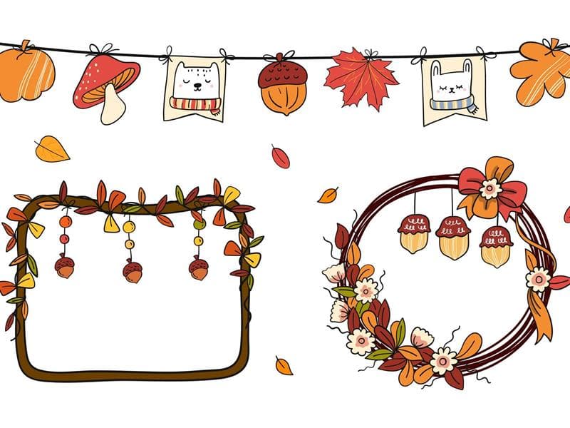 Décorations d'automne