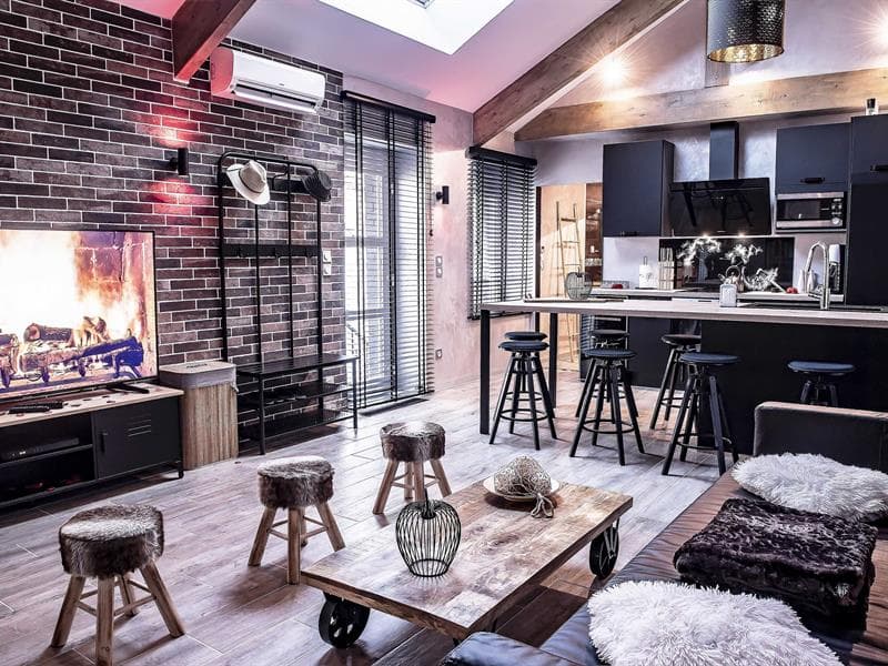 Gîte & spa glam88 - le loft - 2 à 4 personnes