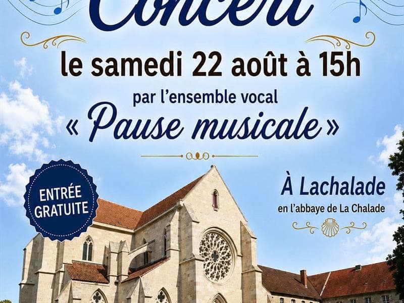 Concert à l'Abbaye de Lachalade