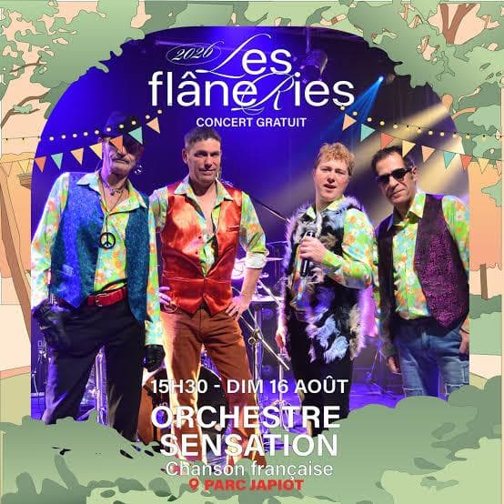 Les Flâneries - Orchestre Sensation - Chanson Française