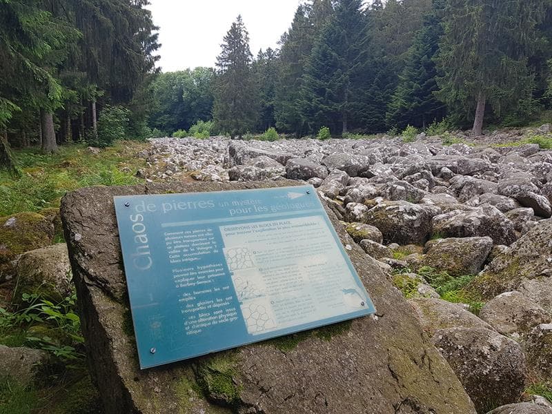 Champ de roches